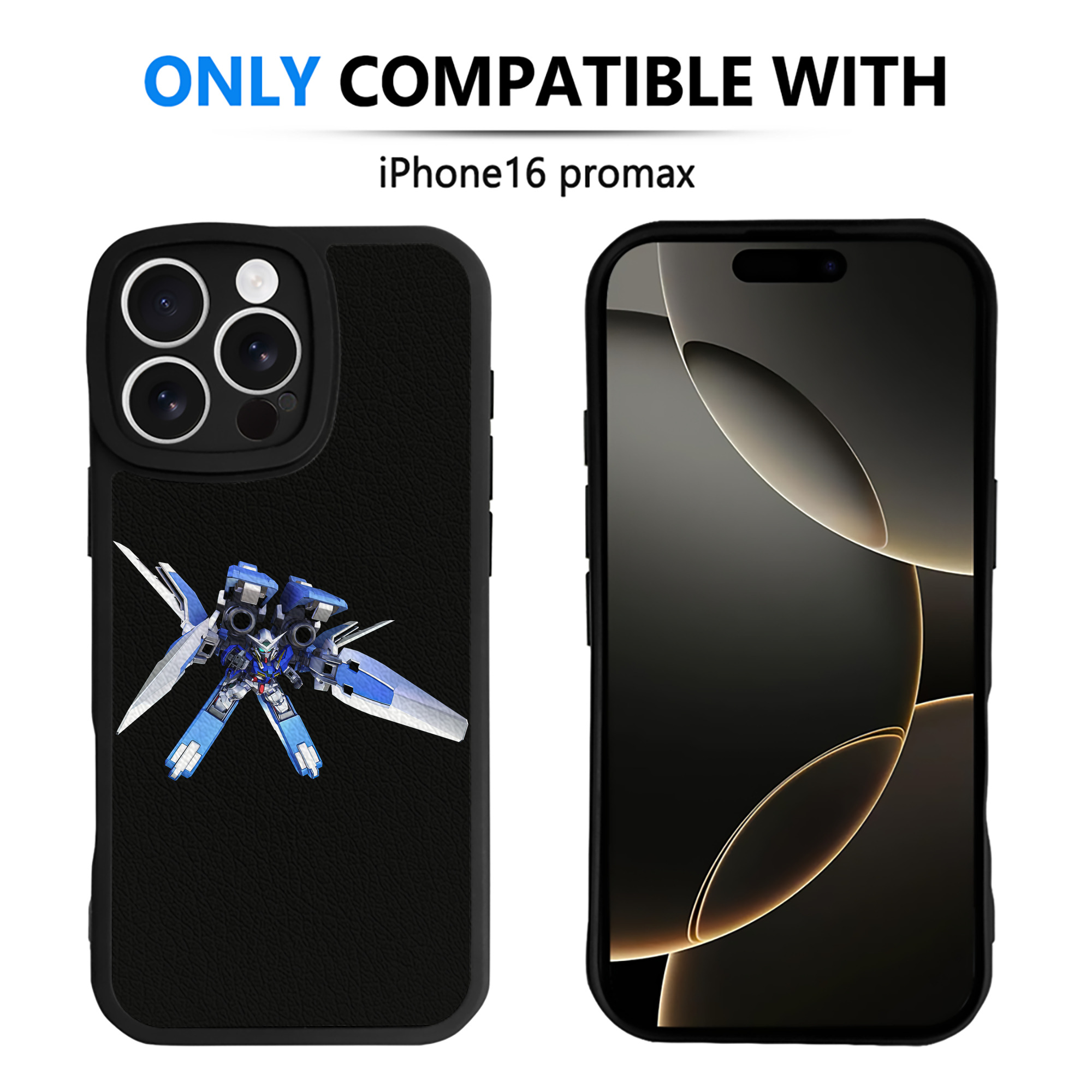 （画像用） 機動戦士ガンダム Mobile Suit Gundam 【iPhone 16シリーズ対応】シリコンスマホケース（レザー調） 材質：シリコン